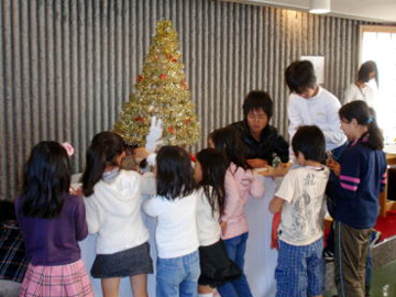 教会内でのクリスマス会